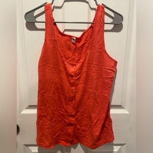 Button up tank top